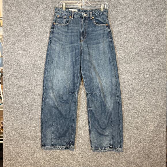 Lands End Pants Womens Large Gray Starfish Crop Stretch Waist Casual Capri - Picture 14 of 14